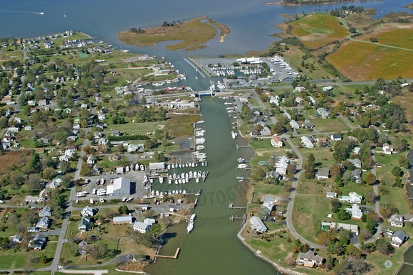 Tilghman Island From Above