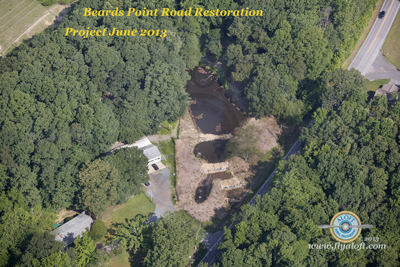 Beards Point Road Restoration Project June 2013
