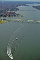 Power Boat on the Severn River